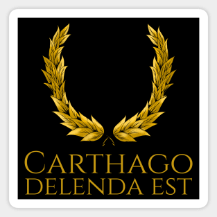 Carthago Delenda Est - History Of Ancient Rome Magnet